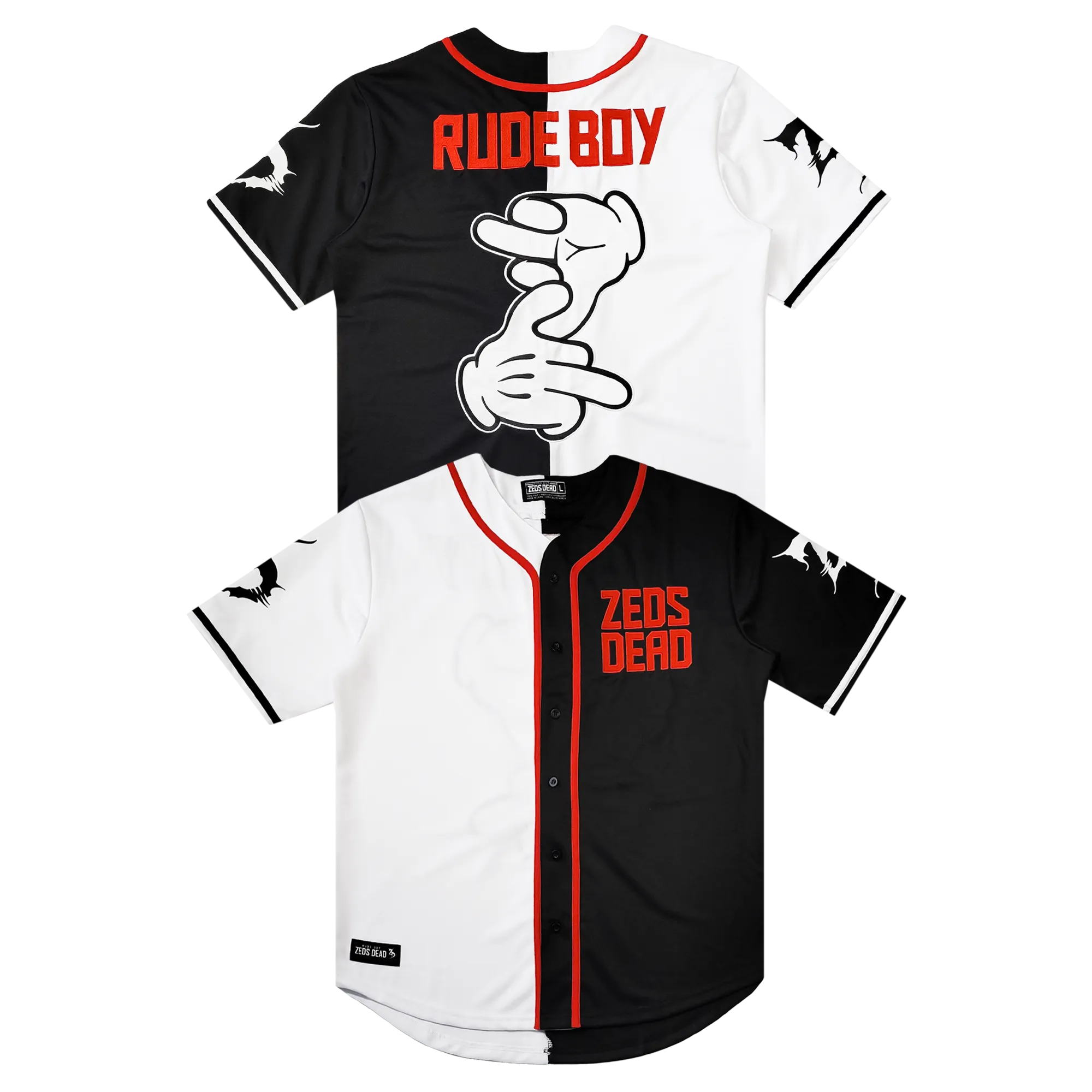 Zeds Dead - Rude Boy - 2 Tone Baseball Jersey